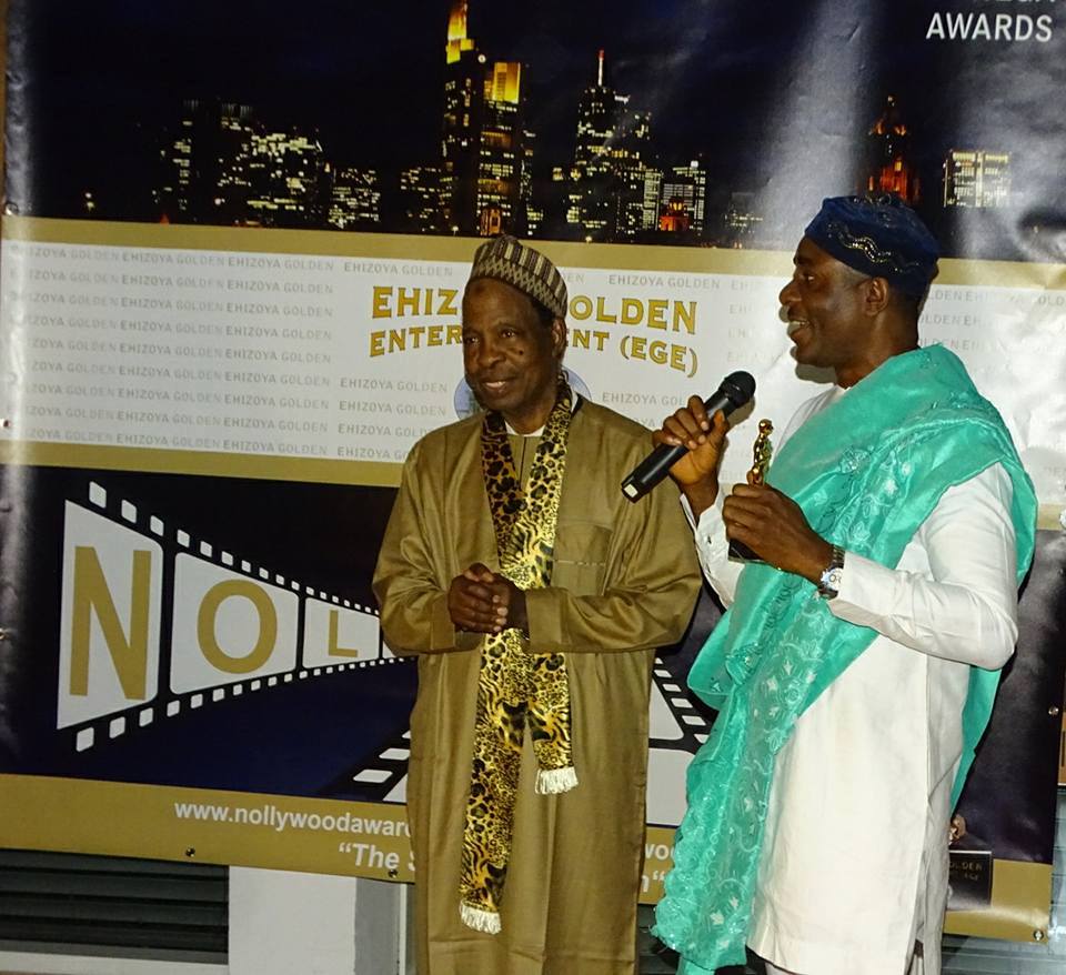 Emeka Ike - recipient of NEGA award in Frankfurt, Germany